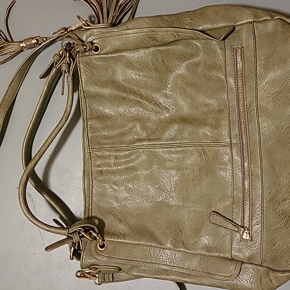 Large Olive green urban expressions purse